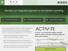 Tablet Screenshot of nasrecruitment.com